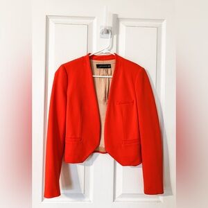 Zara Women XS bright red blazer - great used condition!